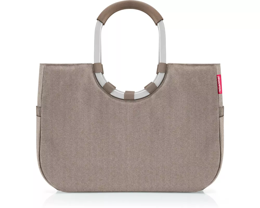 Reisenthel Einkaufskorb Loopshopper L Herringbone Mokka