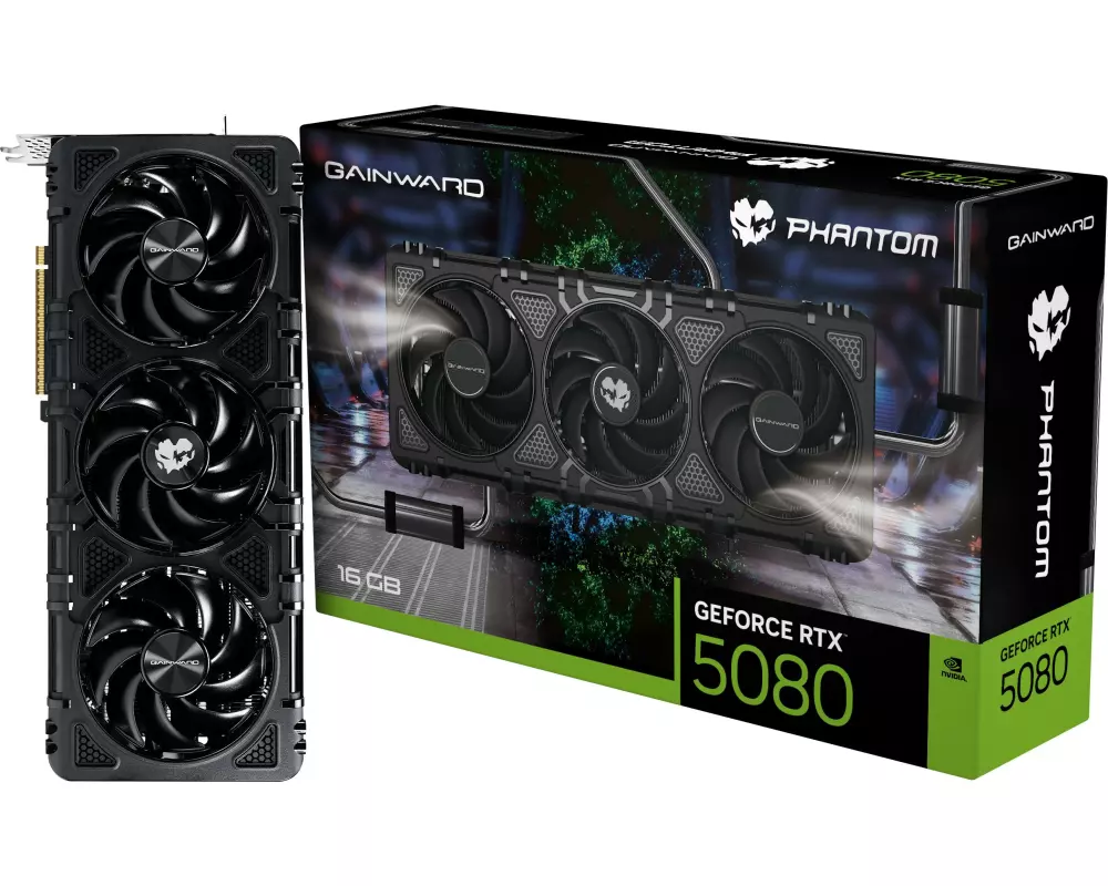 Gainward Grafikkarte RTX 5080 Phantom 16 GB