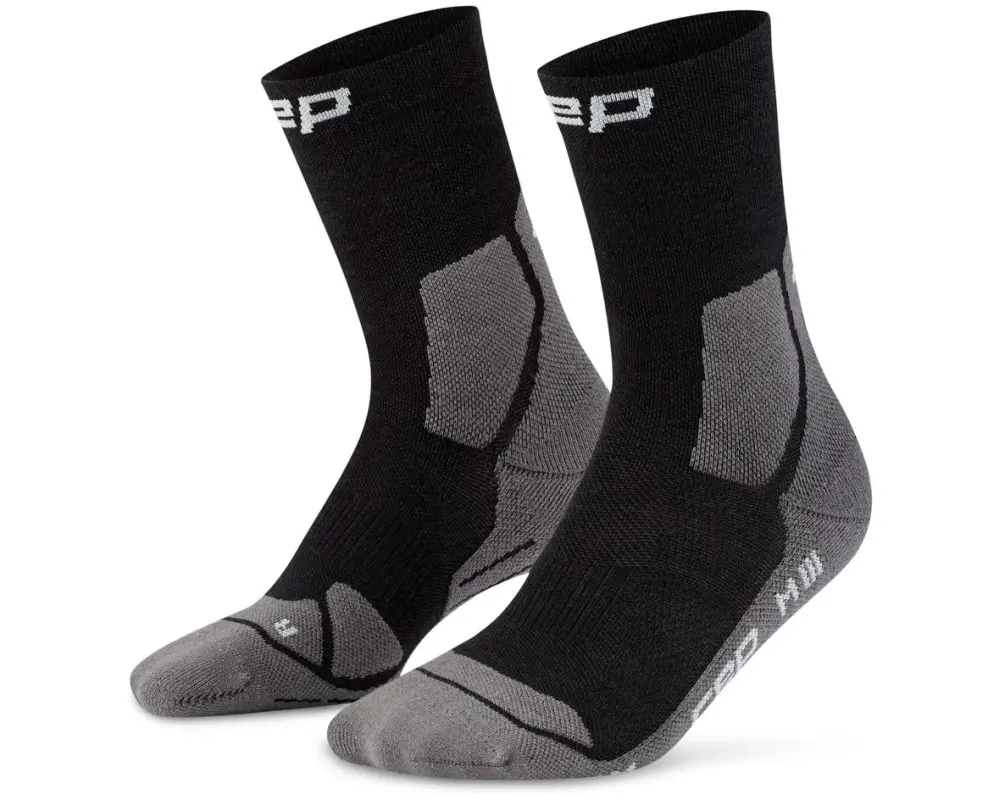 CEP Hiking light cush socks MC W Grau/Schwarz, 37 - 40