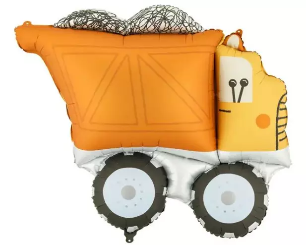 Partydeco PartyDeco Folienballon LKW Mehrfarbig