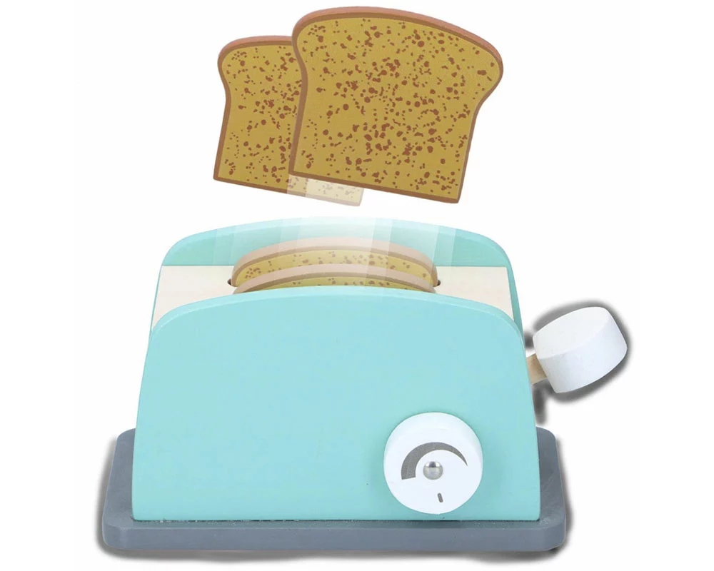 Marionette Toaster-Set 7teilig Holz