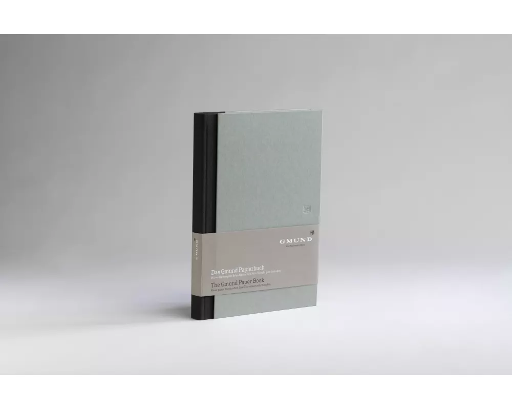 GMUND Papierbuch 17x24cm 39333 grey, dotted 160 Seiten