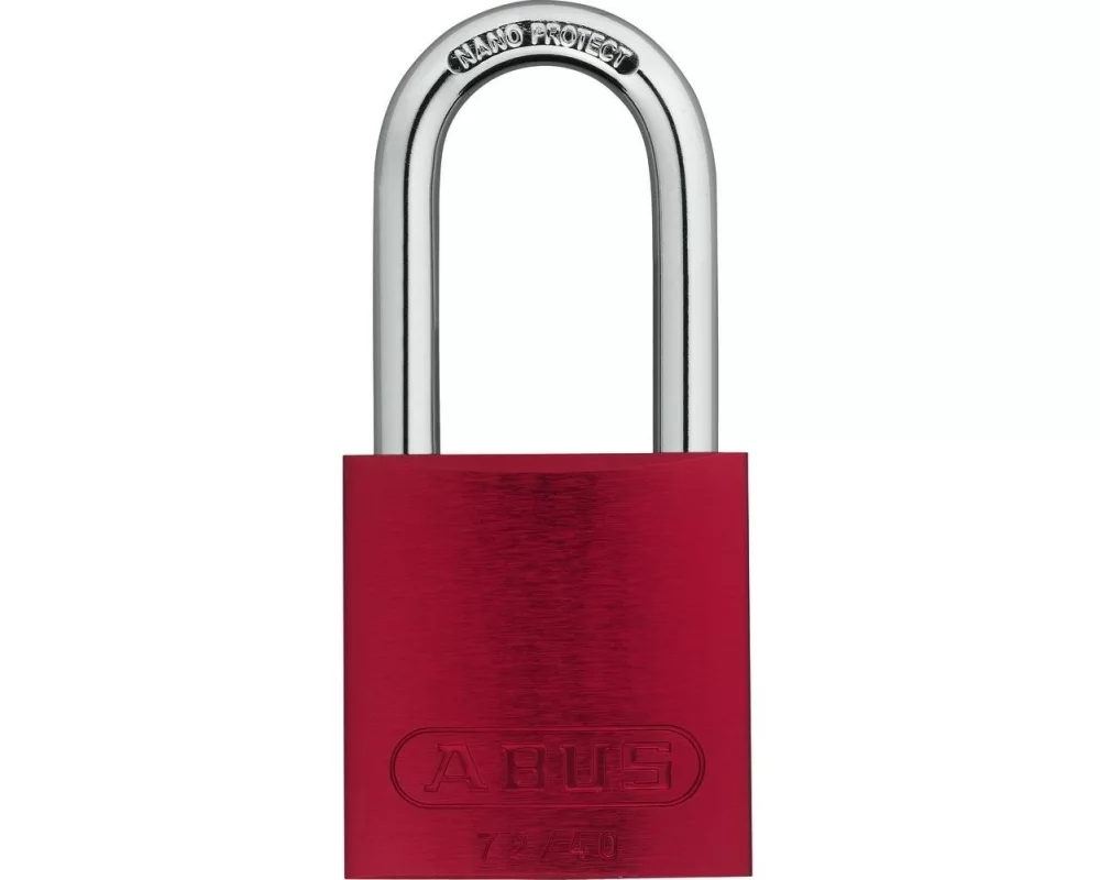 Abus Vorhängeschloss 72/40HB40 Rot Aluminium