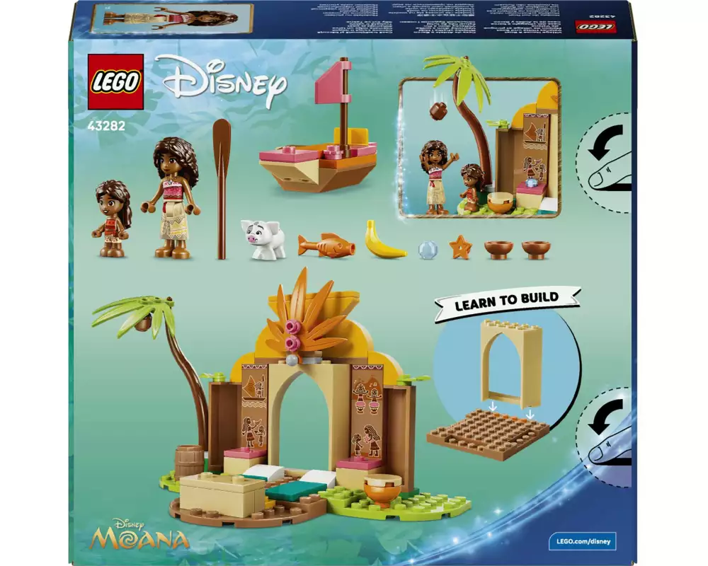 LEGO Disney Vaianas Hütte und Boot 43282