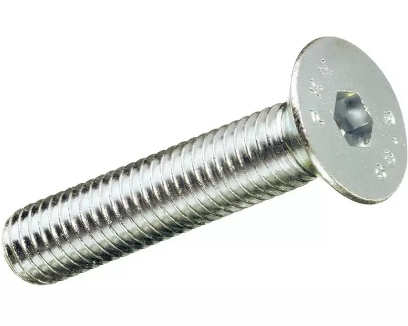 STRUCT Metrische Schrauben Senkkopf 6 x 50 mm Stahl, 4 Stück