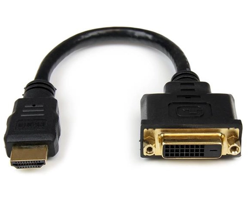 StarTech.com 8in HDMIÂ to DVI-D Video Cable Adapter