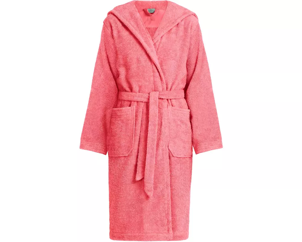 Möve Superwuschel Bademantel Grösse 164, Coral