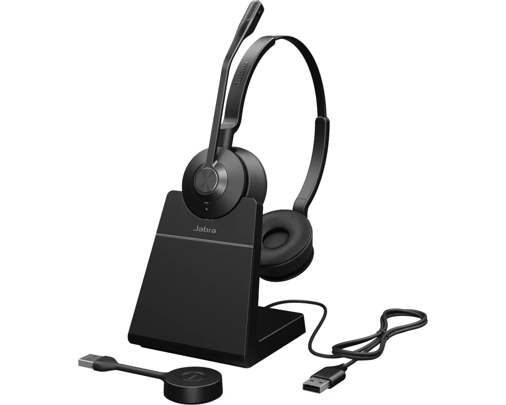 Jabra Headset Engage 55 SE UC Stereo USB-A/C, inkl. Ladestation