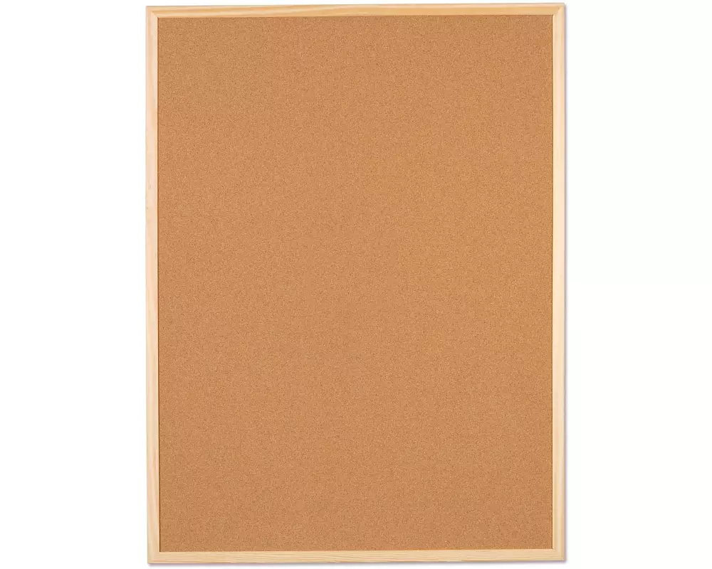 dufco Pinnwand 60 cm x 80 cm, Hellbraun