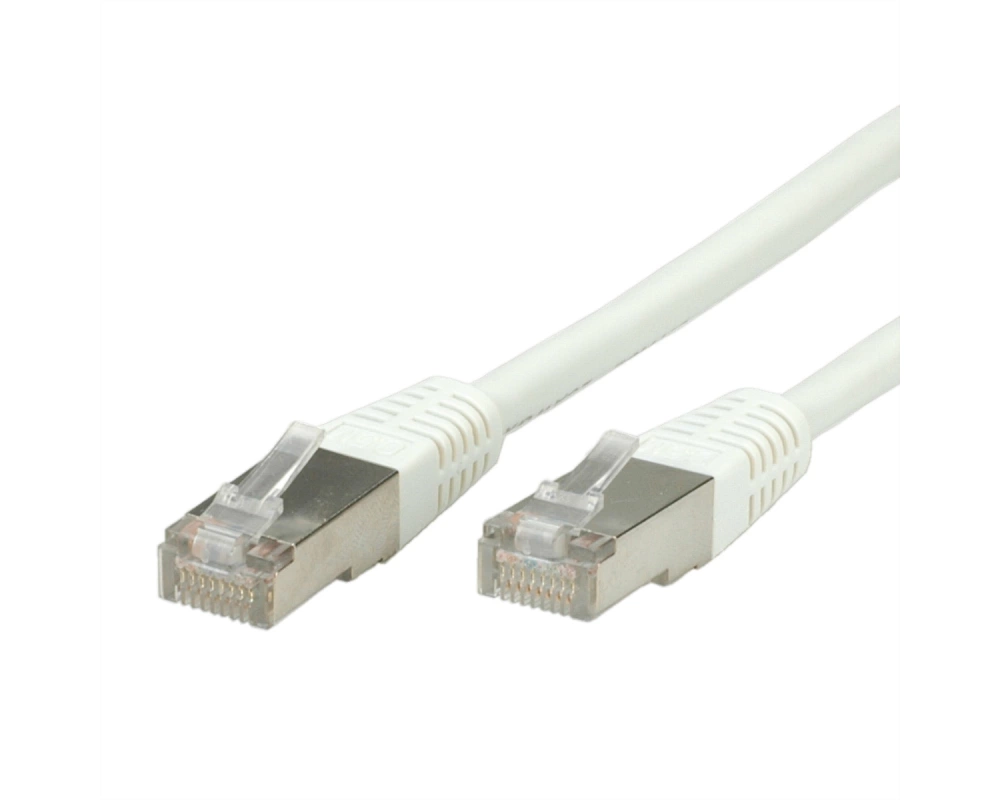 VALUE Patchkabel Cat.6 (Class E) S/FTP (PiMF), weiß, 2 m