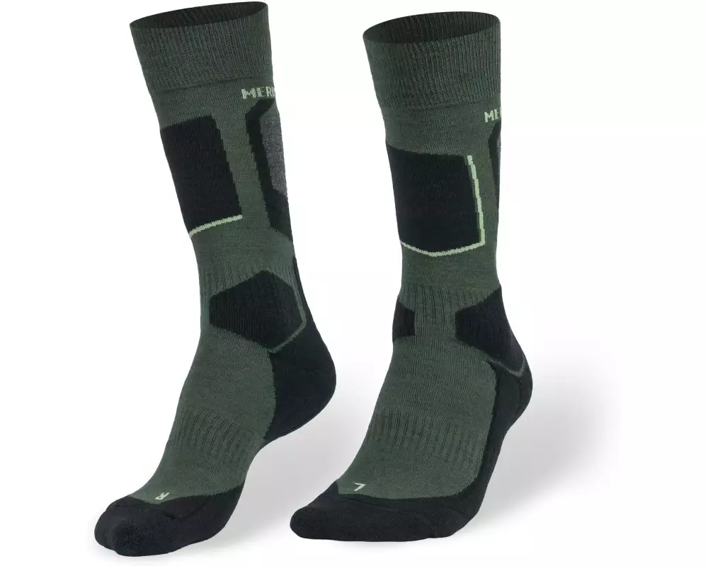 Merino & More Wandersocken Unisex 39-41, Grün
