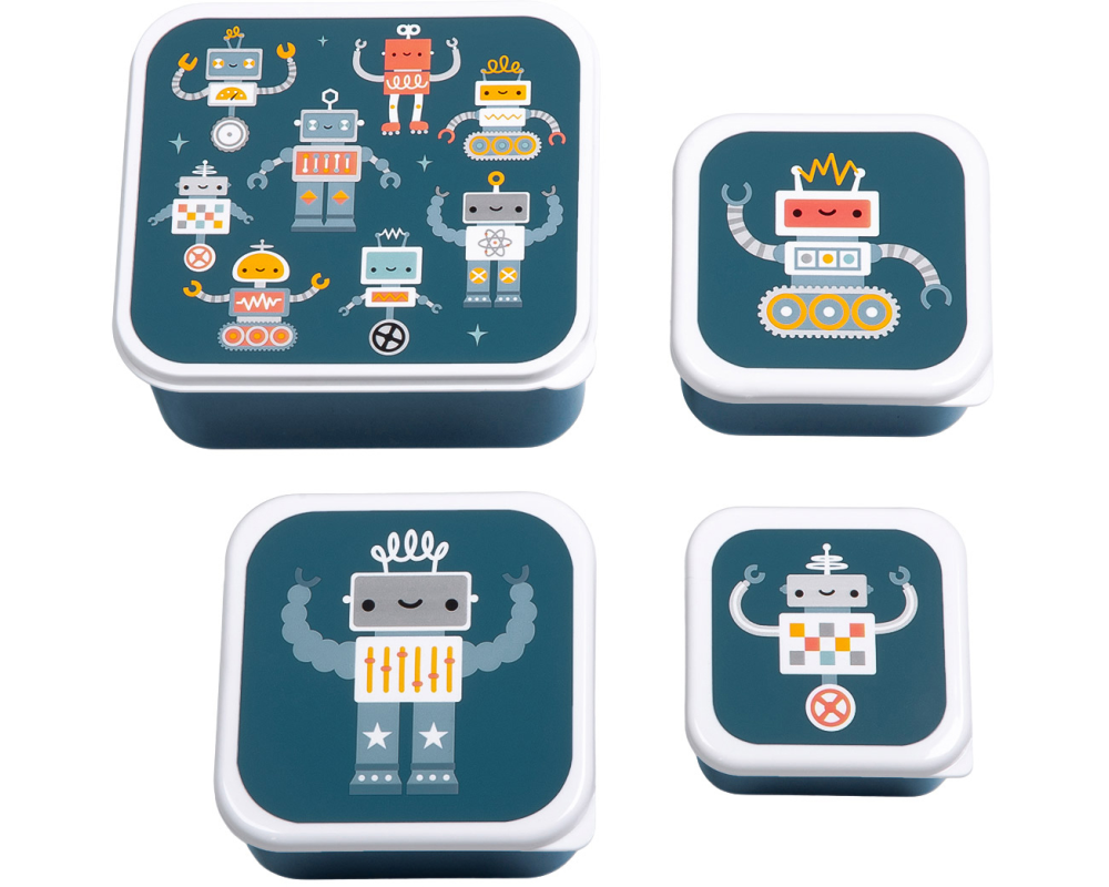 ALLC Lunch & Snackbox Set SBSERO86 Robots