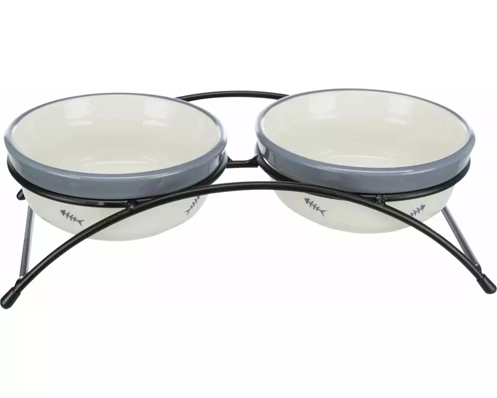 Trixie Napf-Set Eat on Feet 2 x 0.3 l / ø 12 cm