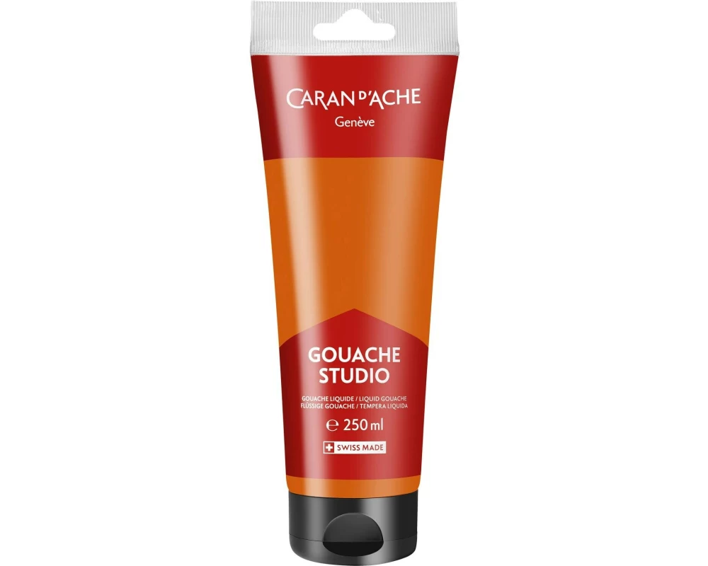 Caran d'Ache Wasserfarbe Gouache Studio 250 ml, Orange