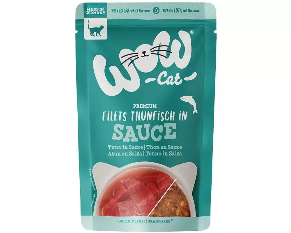 WOW Filet Thunfisch, Sauce, 85 g