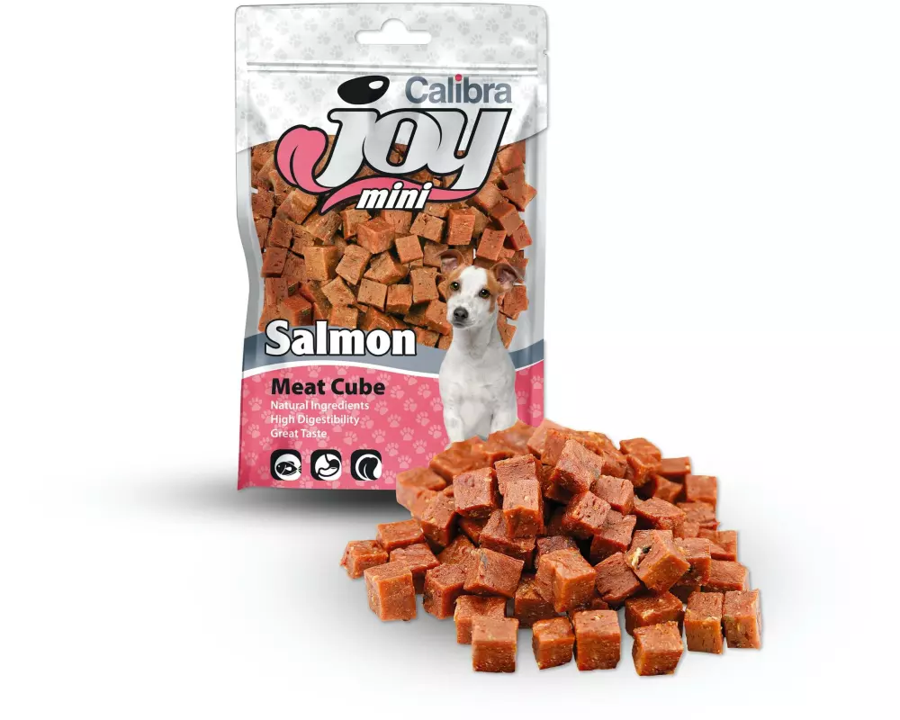 Calibra Joy Snack Dog Mini Salmon Cube, 70 g