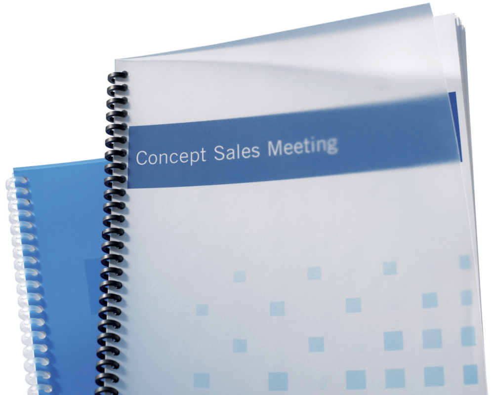 GBC Folie PVC 0,5mm A4 ESP425500 halbtransparent 100 Stk