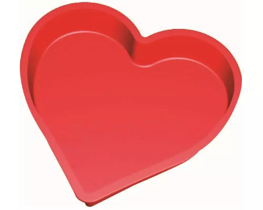 Lékué Motiv-Backform Herz, Silikon, Rot