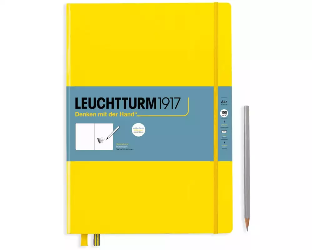 Leuchtturm Malbuch Master A4 + Zitrone
