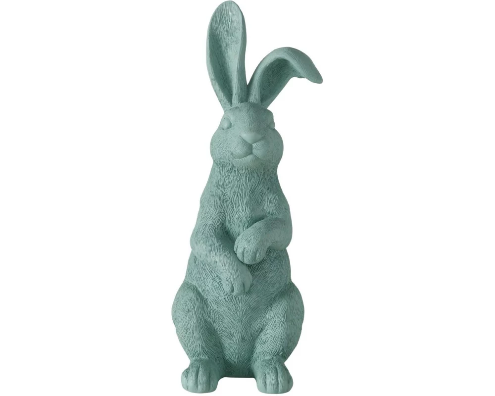 Boltze Aufsteller Hase Bengt Grün, 43 cm