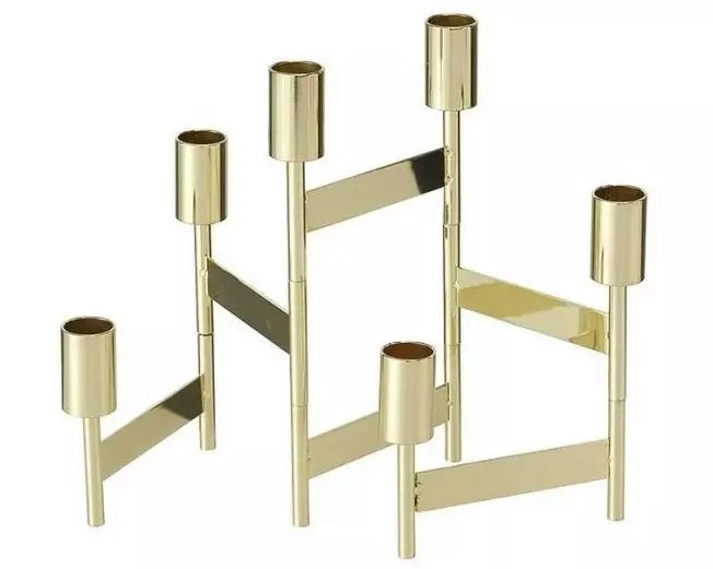 Boltze Kerzenhalter Kalika Gold