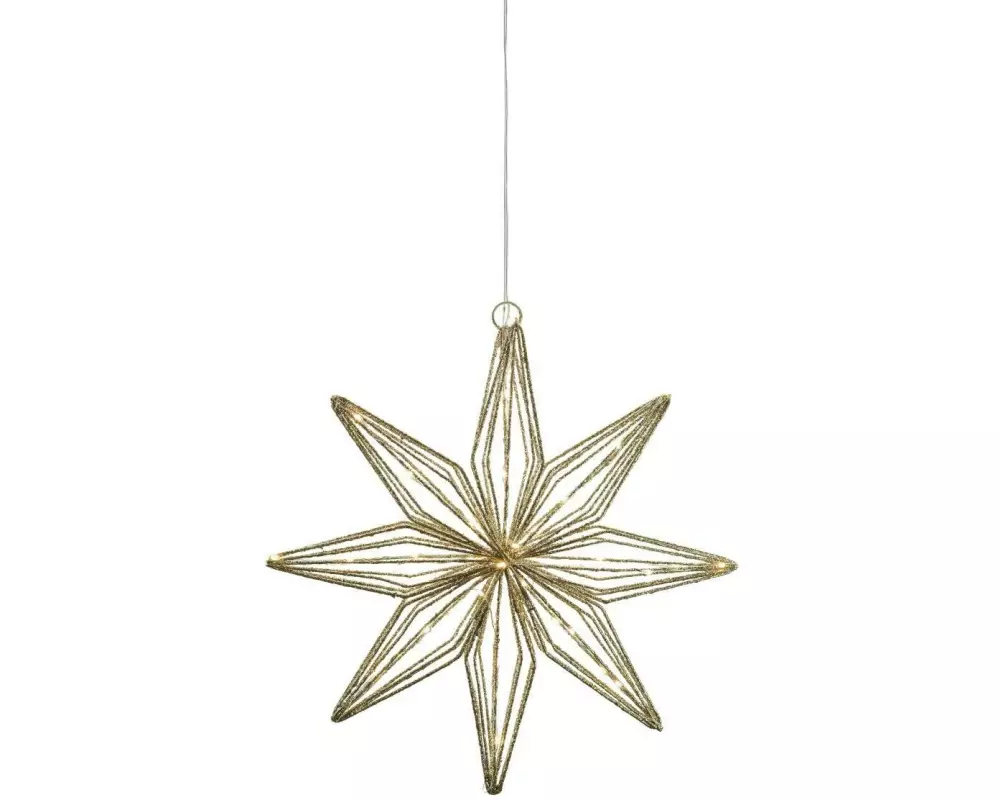 STT Fensterhänger Svenja Stern, Ø 32 cm, Gold