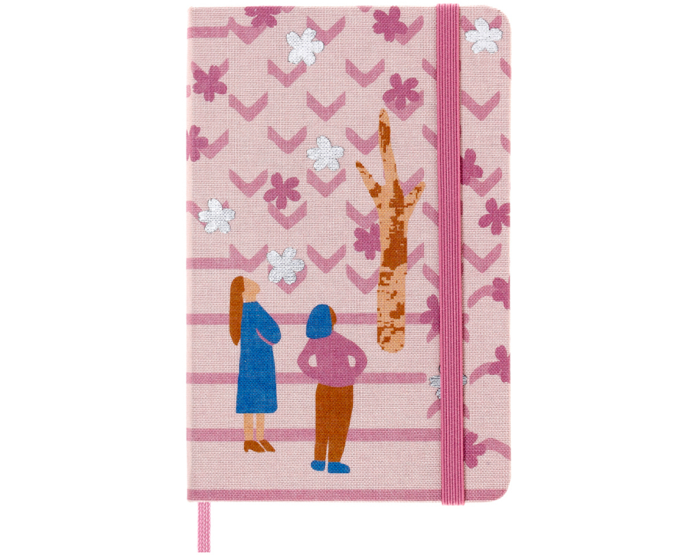 MOLESKINE Notizbuch SAKURA 9x14cm 56598851458 rosa, liniert, 192 Blatt, HC