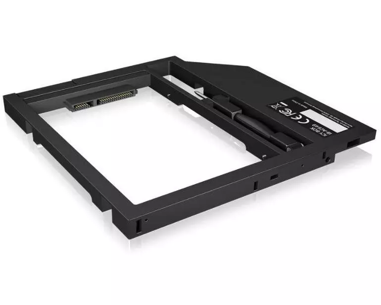 ICY BOX DVD-Schacht Adapter IB-AC649 für 2.5"-HDD/SSD