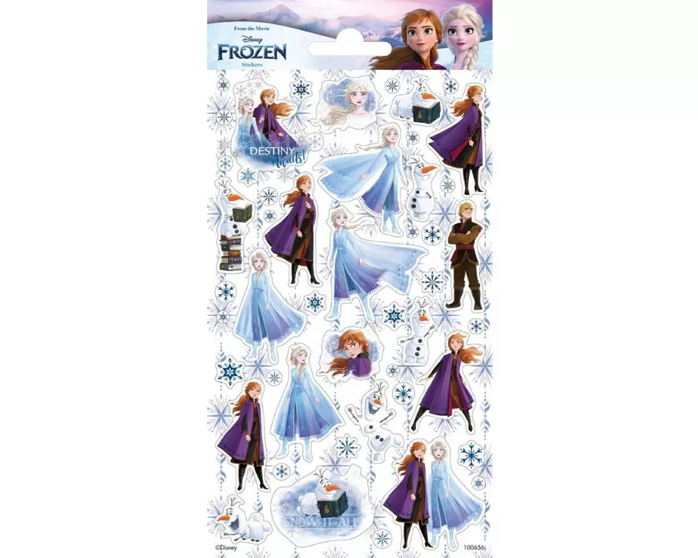 We fiesta Party Motivsticker Frozen 1 Stück, Mehrfarbig