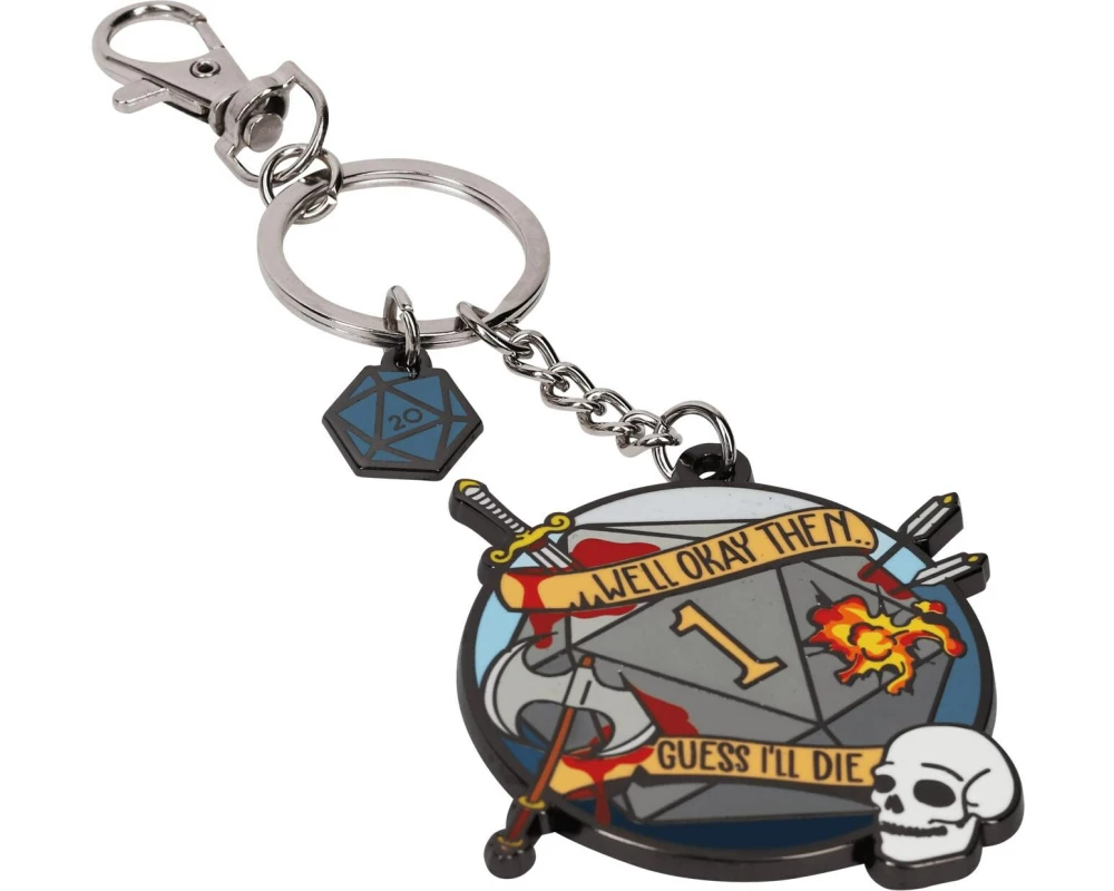 Glass Staff Schlüsselanhänger Guess I'll Die Mehrfarbig