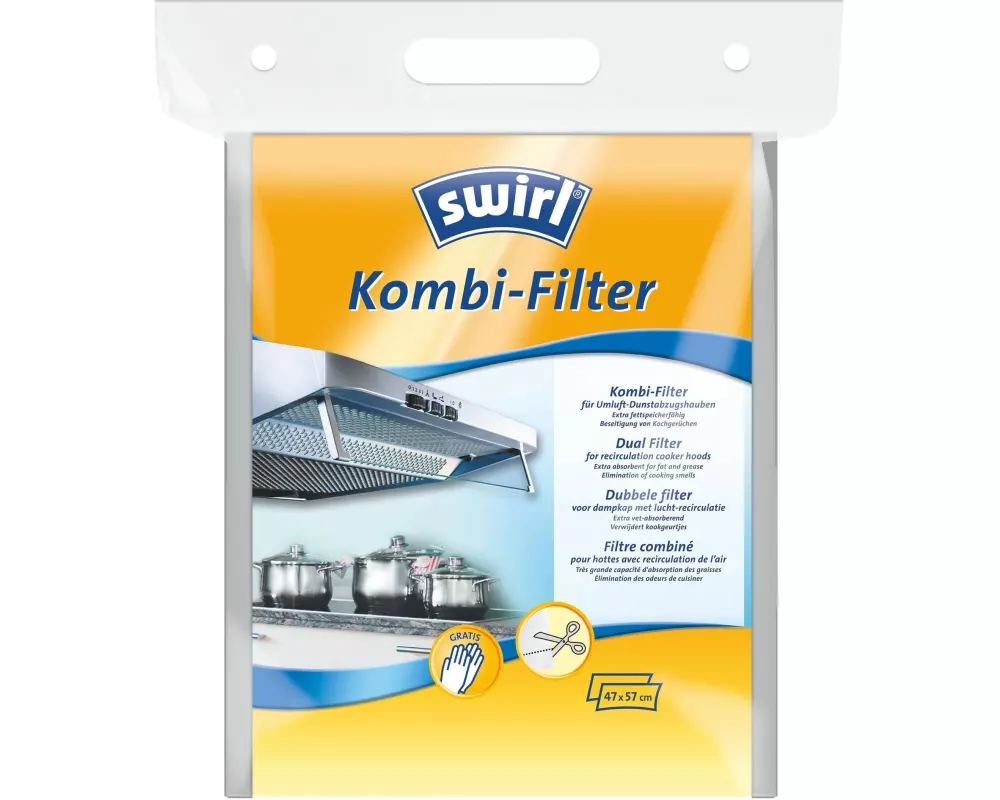 Swirl Kombi-Filter mit Aktivkohle 1 Stück
