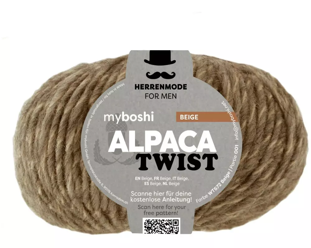myBoshi Wolle Alpaca Twist Beige