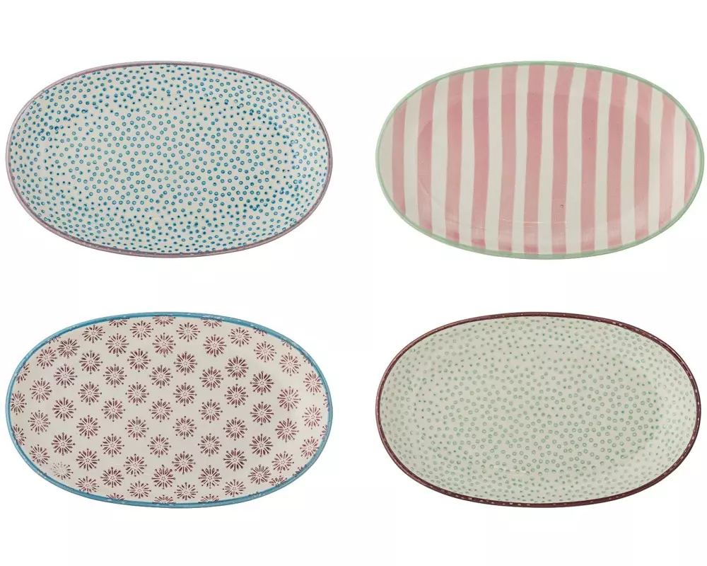 Bloomingville Servierplatte Patrizia, 21.5 x 13 cm, 1 Stück, assortiert