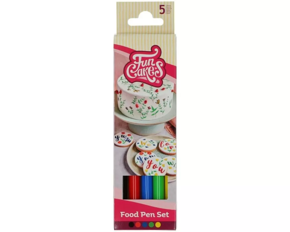 Funcakes Lebensmittelstifte Set Primärfarben