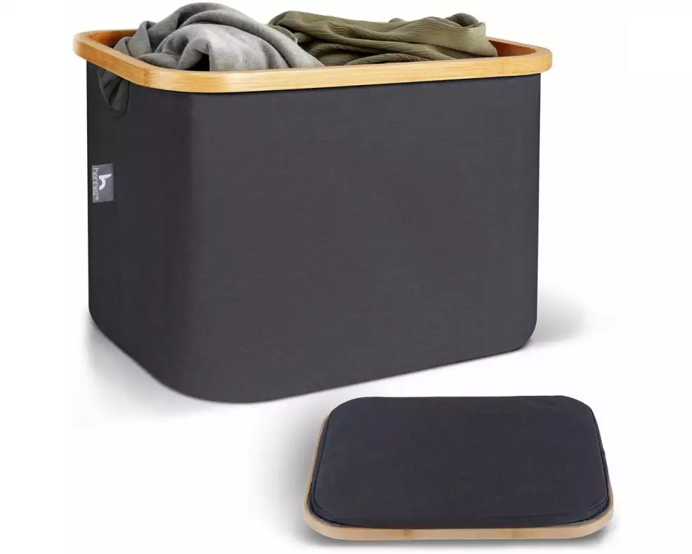 Hennez Aufbewahrungskorb Adrian Grau/Dunkelgrau, 40 l