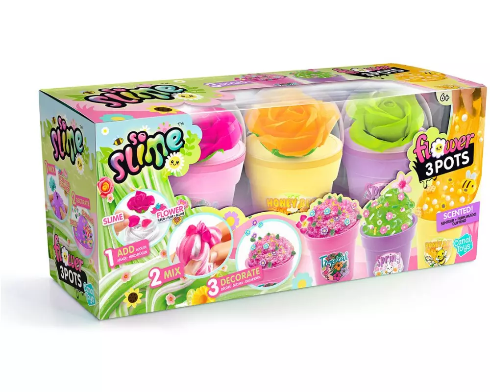 Canal Toys Slime Flower Pack 3-teilig