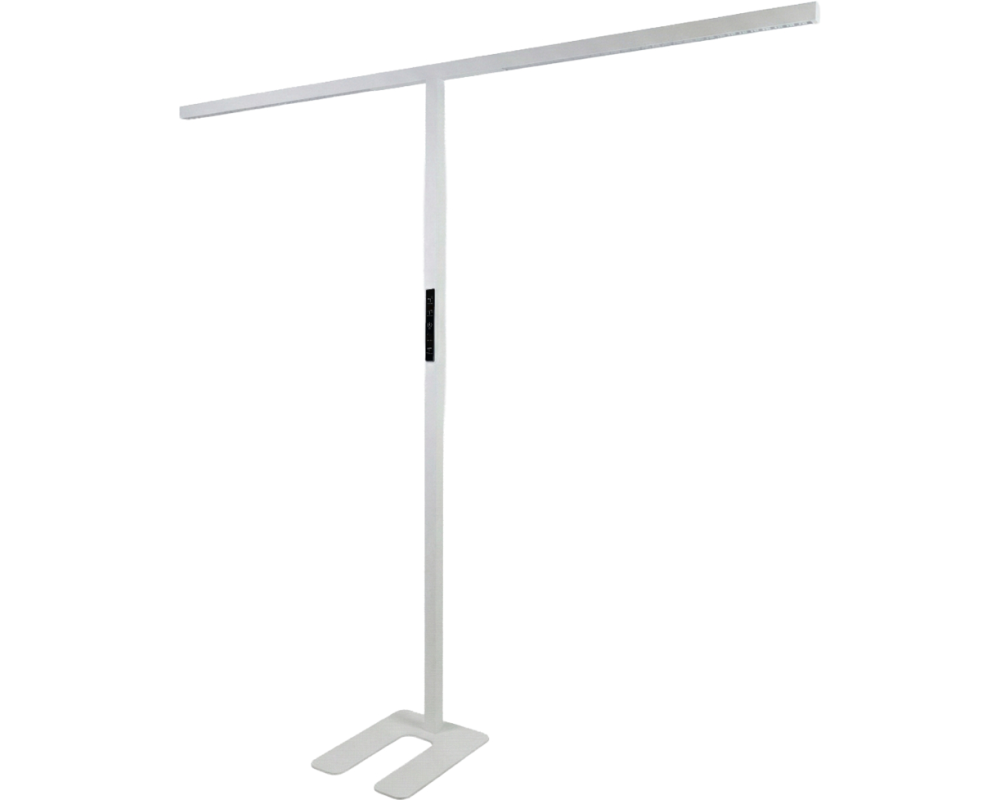 LUXULA Stehleuchte Slim Line Duo LX700133 weiss, dimmbar