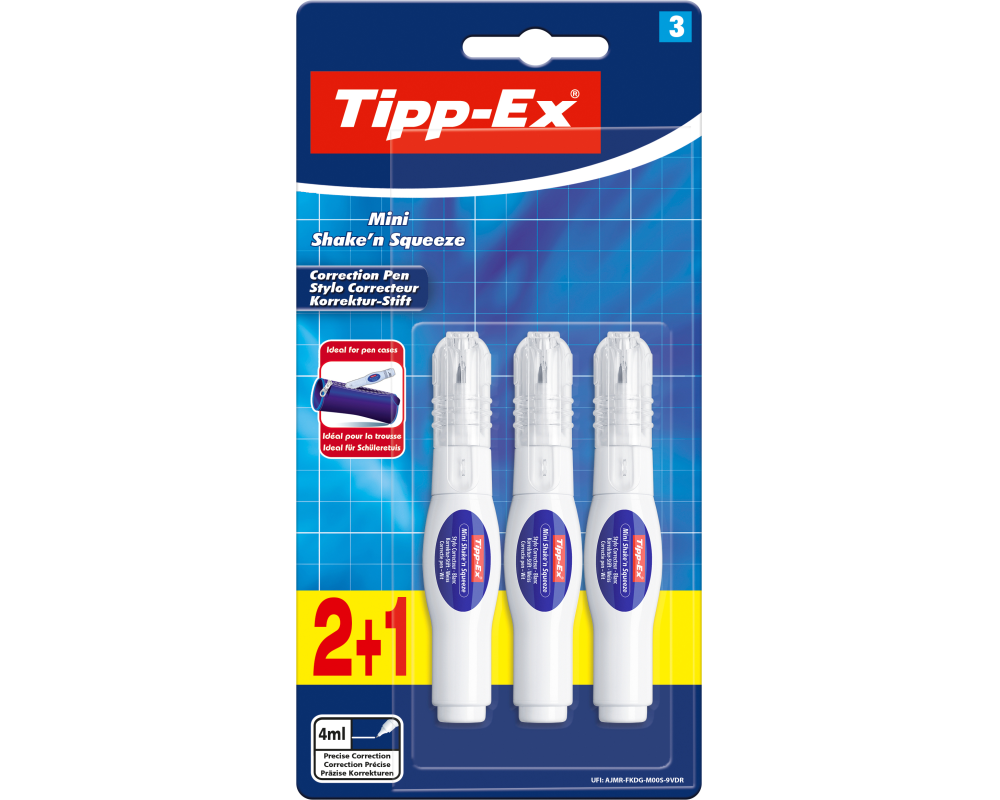 TIPP-EX Shake'n Squeeze mini 8935398 2+1 Stück