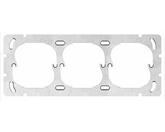 Feller EDIZIOdue Befestigungsplatte 1x3