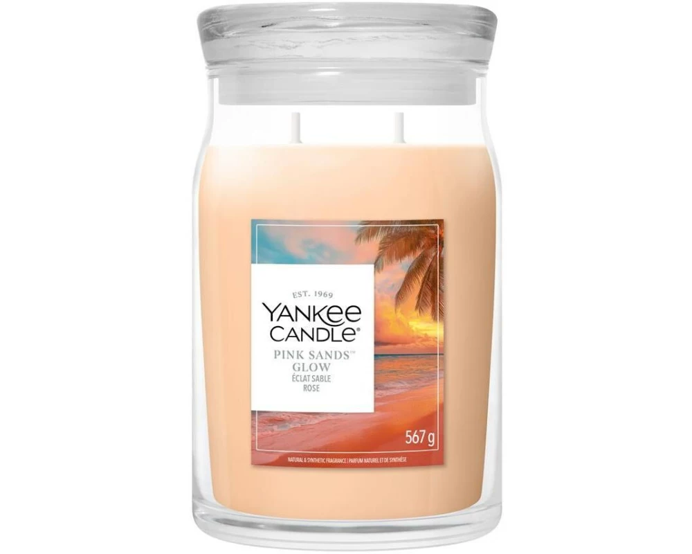 Yankee Candle Signature Duftkerze Pink Sands Glow Signature Large Jar