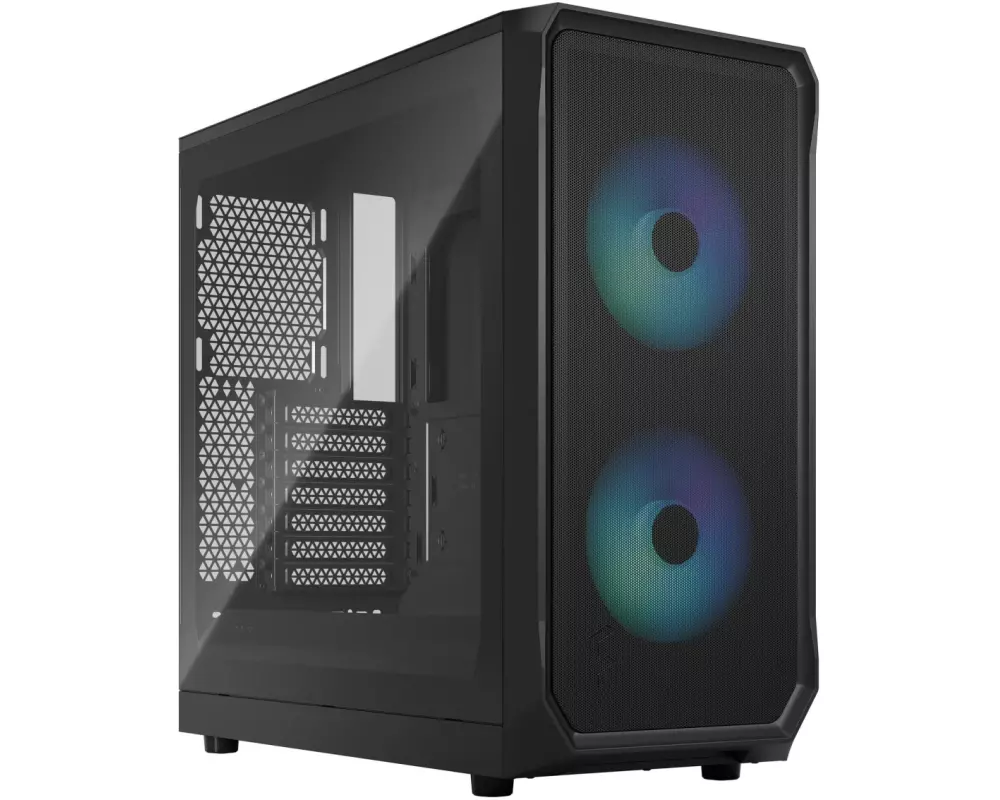 Fractal Design PC-Gehäuse Focus 2 RGB TG Clear Tint Schwarz