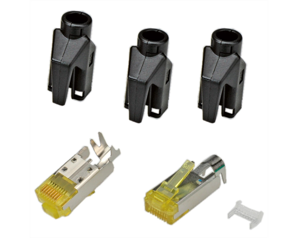 HiRose TM31 Stecker geschirmt, Tülle schwarz, 50 Stück