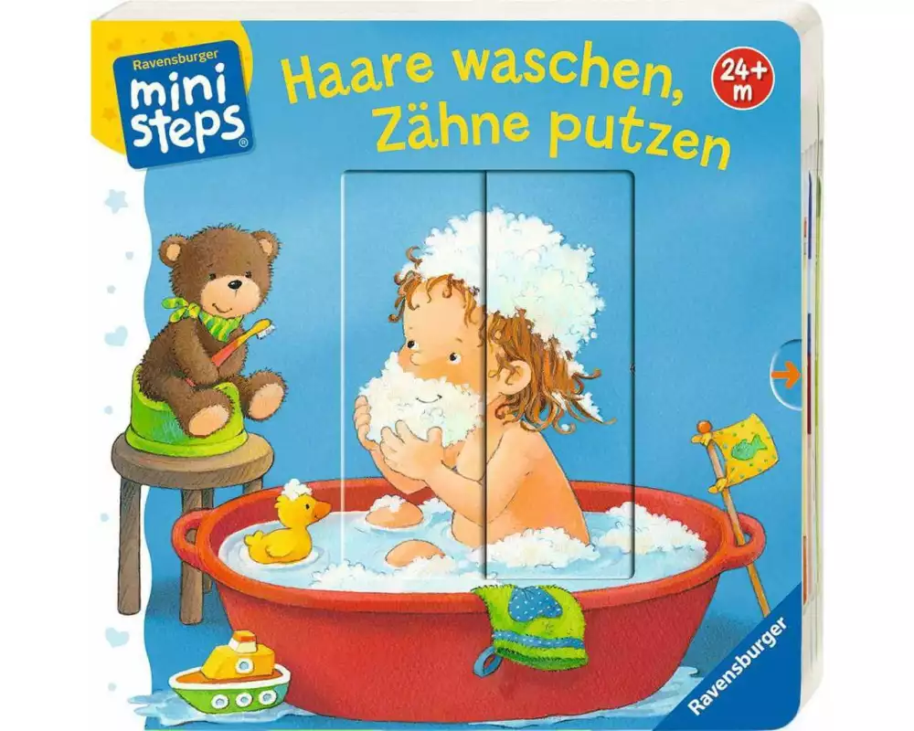 Ravensburger Bilderbuch ministeps: Haare waschen, Zähne putzen
