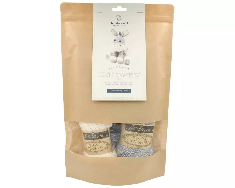 Hardicraft Strickset Esel Lente 20 cm