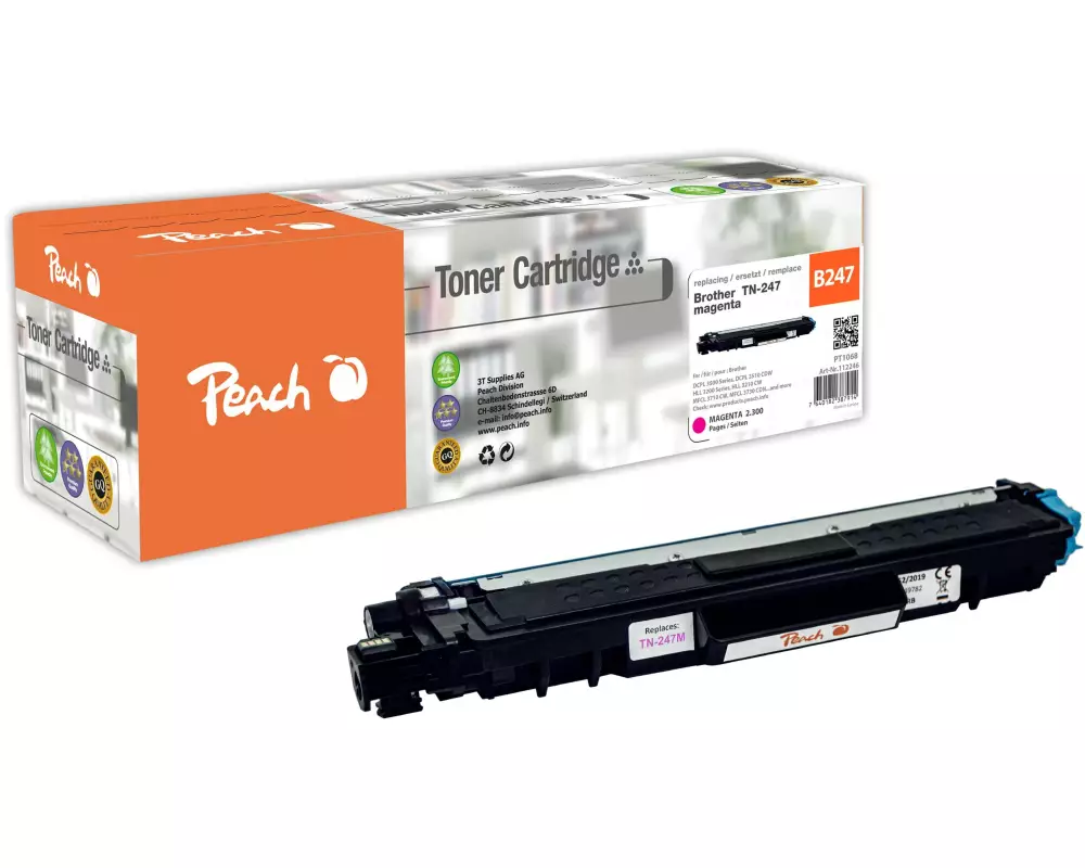 Peach Toner Brother TN-247M Magenta