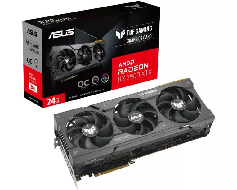ASUS Grafikkarte TUF Gaming Radeon RX 7900 XTX OC Edition 24 GB
