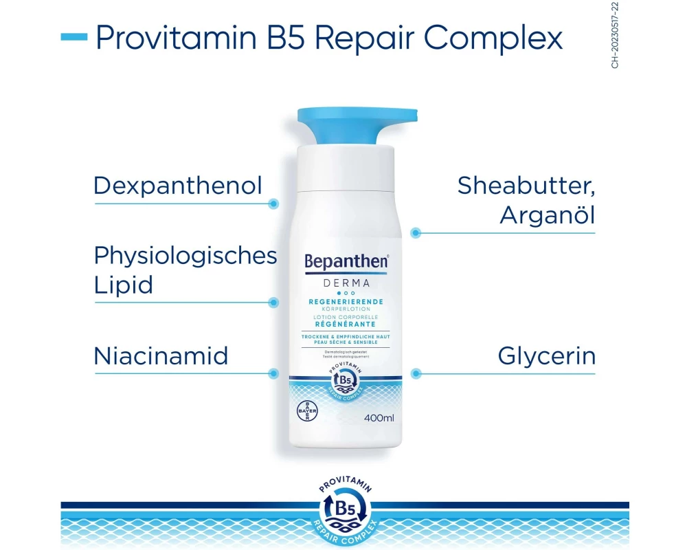 Bepanthen Regenerierende Körperlotion 400 ml