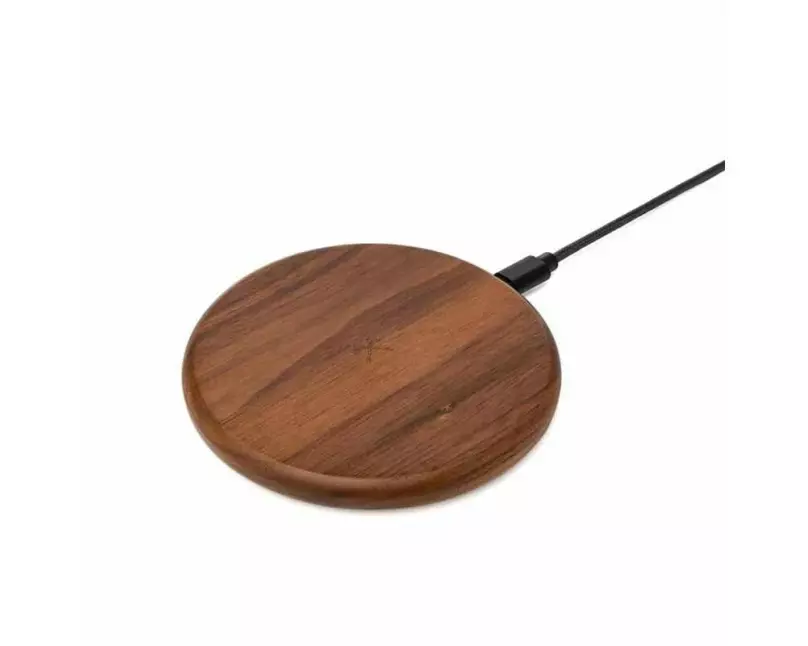 Woodcessories Wireless Charger EcoPad Walnuss