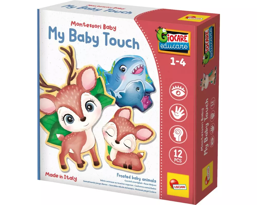 Lisciani Baby Touch My Baby 6 Paare Mutter und Welpe 12 Teile