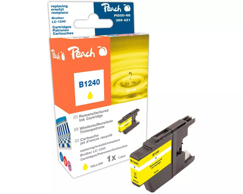 Peach Tinte Brother LC-1240Y Yellow